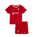 Liverpool Replika Babykläder Hemma matchkläder barn 2023-24 Korta ärmar (+ Korta byxor)